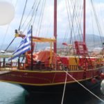 Board this unique pirate boat for a memorable adventure. Sail from Hersonissos port to St George bay. Swim and snorkel in the crystal clear waters of Hersonissos bay.