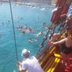 Board this unique pirate boat for a memorable adventure. Sail from Hersonissos port to St George bay. Swim and snorkel in the crystal clear waters of Hersonissos bay.
