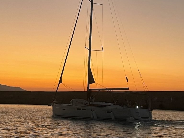 Sunset Dia Island from Heraklion