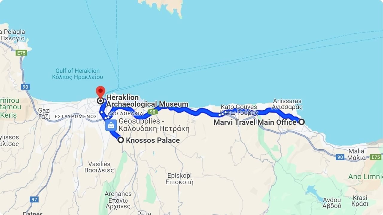 Knossos & Archaeological museum of Heraklion