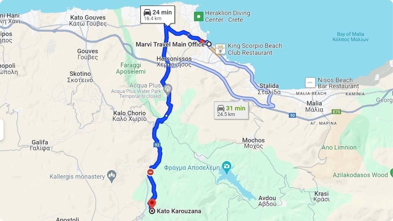 Traditional Cretan night in Karouzanos